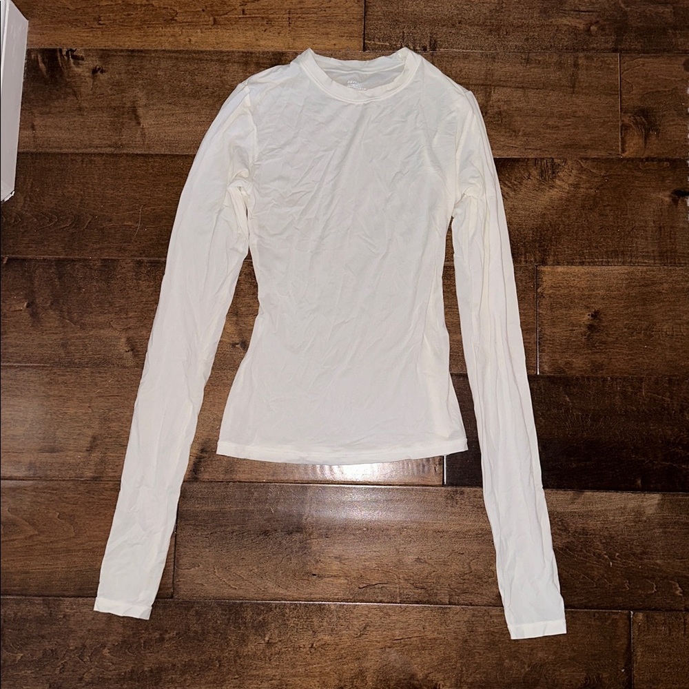 SKIMS FITS EVERYBODY LONG SLEEVE T-SHIRT LIMITED EDITION: MARBLE XXS